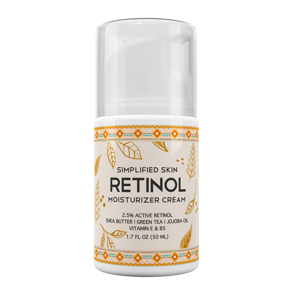 lineær Ubestemt ødemark Retinol Moisturizer Cream 2.5% for Face Anti Aging, Wrinkles 1.7 oz –  Simplified Skin