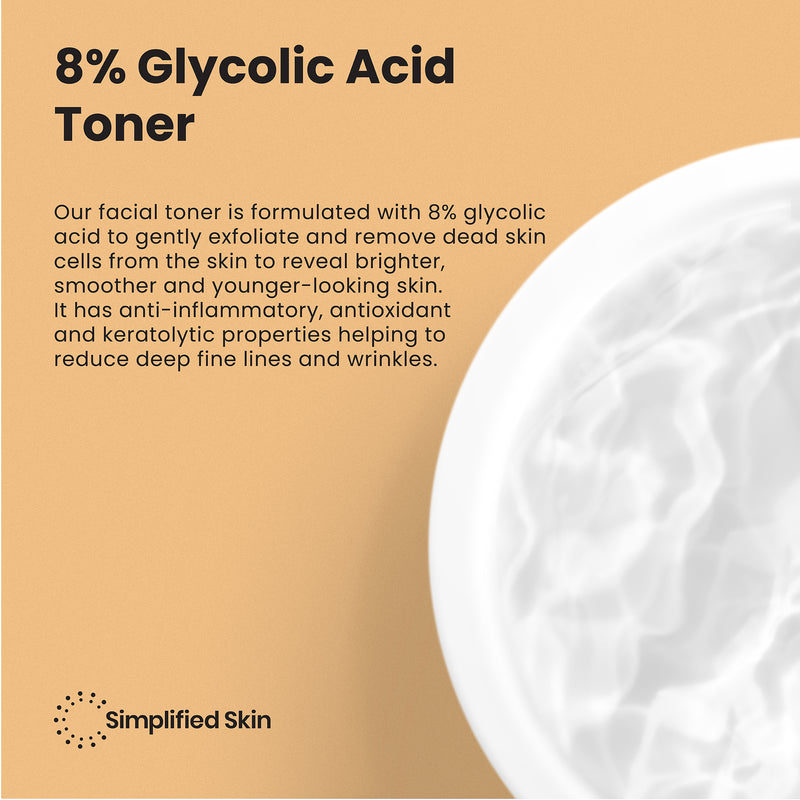 Glycolic Acid Toner 8% (8 oz)